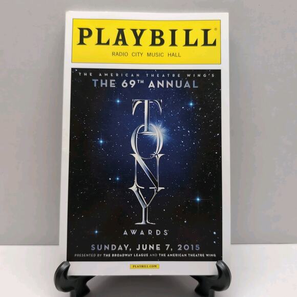69th Annual Tony Awards Playbill 2015 Official Program Radio City Music Hall - Picture 1 of 7
